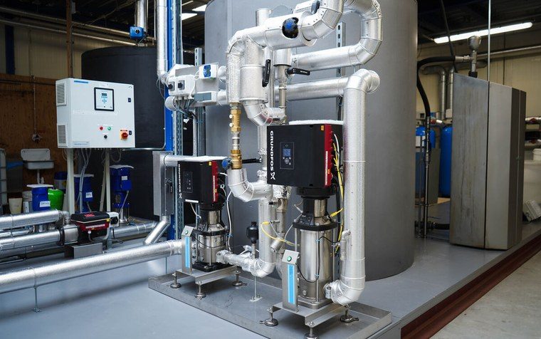 Een warmte-installatie geplaatst door I-Tech Urk